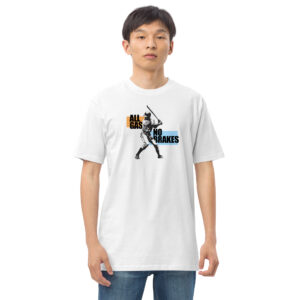 AGNB Baseball Men’s Premium Heavyweight Tee White